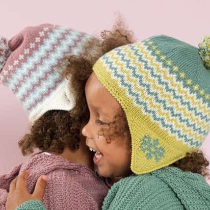 Cozy Hat Pdf Knitting Pattern 2-6 years Boys Girls Winter Hat