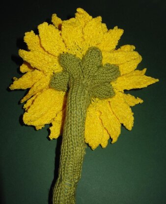 Sunflower knitting pattern