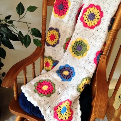 Flower Power Afghan