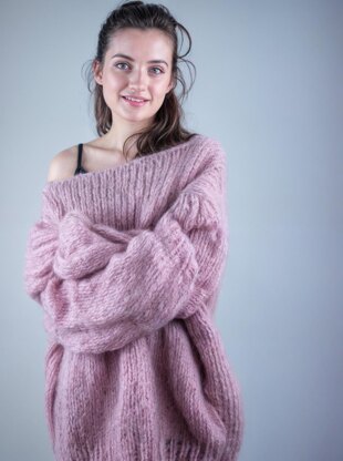 Chunky knit pullover