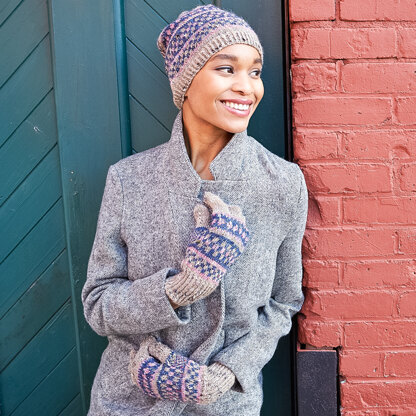 Bridgham Hat & Gloves in Berroco Providence - Downloadable PDF