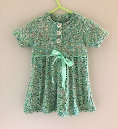 Toddler's Dress with Ribbon Tie