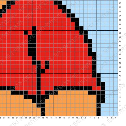 Winnie the Pooh & Bees Blanket Baby Peach Throw Cartoon Crib C2C CROCHET PATTERN