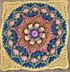 Green Tea Floral Block