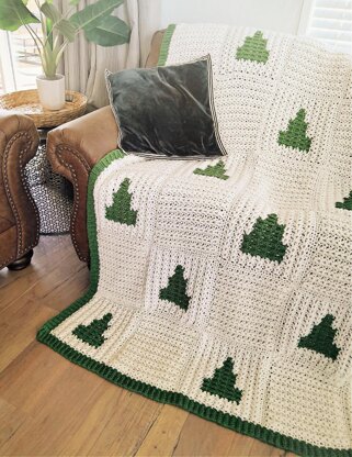 Woodland Cable Blanket