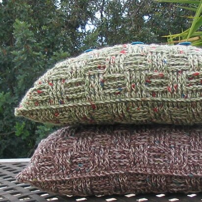 Chunky Basketweave Cushion Cover