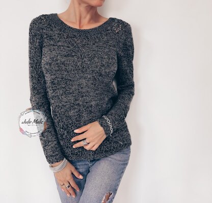 Women’s lace insert jumper