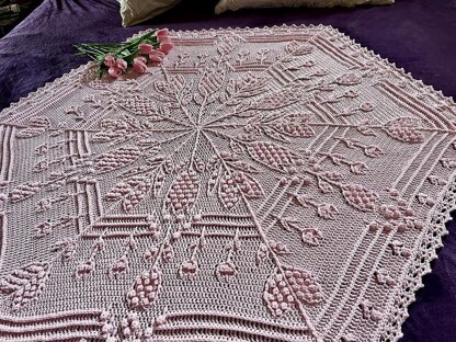 The Language of Tulips Blanket
