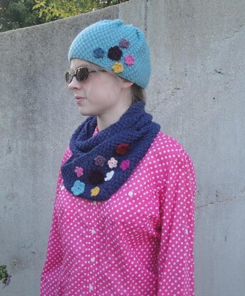 Flowery Cowl & Hat