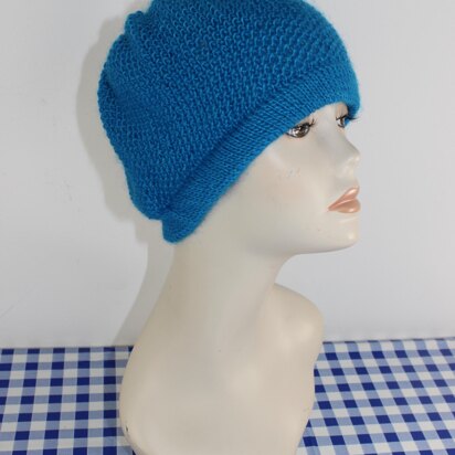 Circular Moss Stitch Ski Beanie