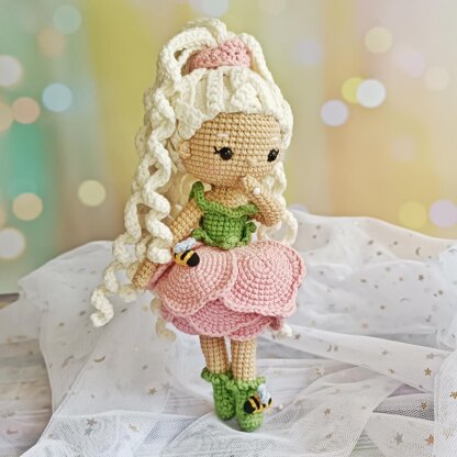 Peonia the Peony Doll