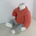 Baby Aran Fishermans Rib Collar Sweater