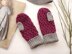 Handschuhe - Flechtmuster-Fäustlinge Gr. XS - XXL - No.190