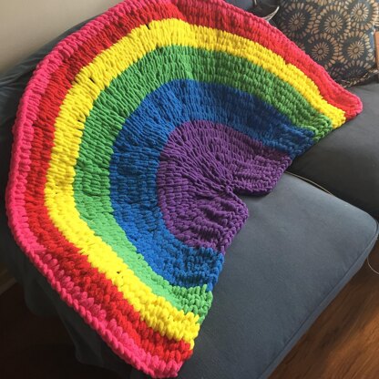 Rainbow Throw Blanket