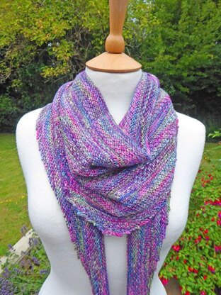 Bahamas Tweed Stitch Scarf