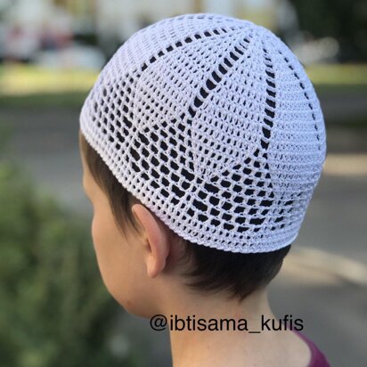 Crochet chemo cap for adults