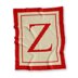 Initial Letter Z Blanket Baby Shower Stroller 70x90 square C2C Crochet Pattern