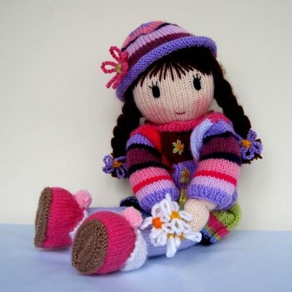 Posy - Knitted Doll