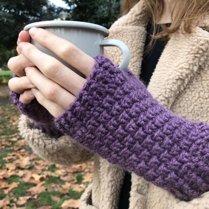 Basketweave Mitts