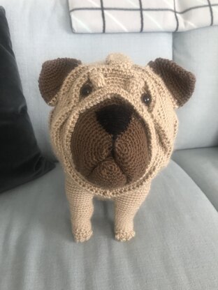 Crocheted dog