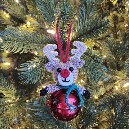 Reindeer Jingle Bell Ornament