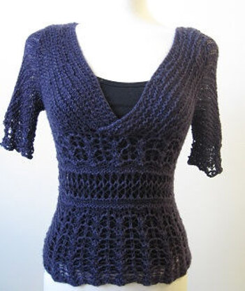 Old Fashioned Tee or Tank in Artyarns Ensemble Light - P127 - PDF