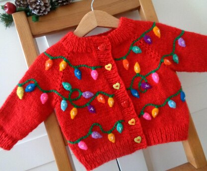 Christmas Lights Cardigan
