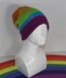 Rainbow 4Ply Slouch Hat Circular