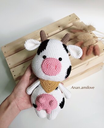 Cow amigurumi pattern