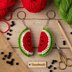 Crochet Watermelon Keychain Pattern PDF + Video Tutorial