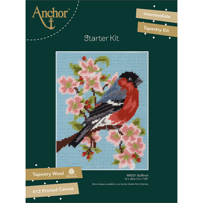 Anchor Starter: Bullfinch and Blossom Tapestry Kit