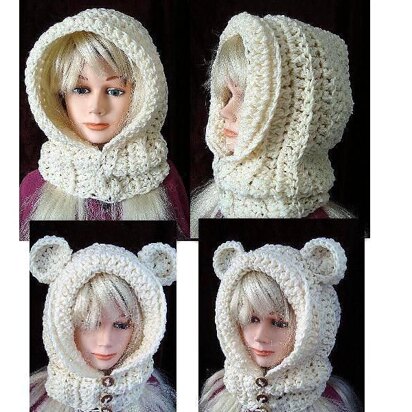 Goldilocks Hood Crochet Pattern by SweetPotatoPatterns