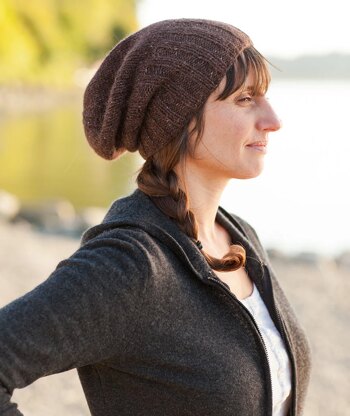 Churchmouse Studio Boyfriend Watch Cap in Rowan Felted Tweed Aran PDF