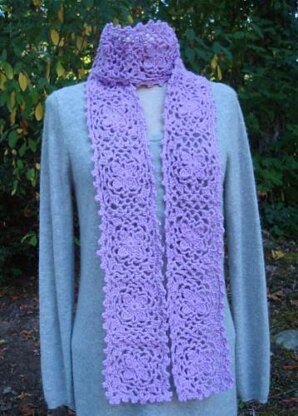 Tea Rose Dream Scarf - PA-325