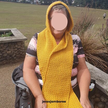 Amber Woods Hooded Scarf