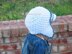 Two-Button Visor Hat With Ear Flaps