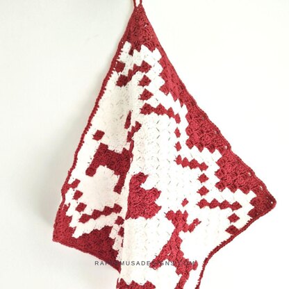 Nordic Reindeer Dishcloth