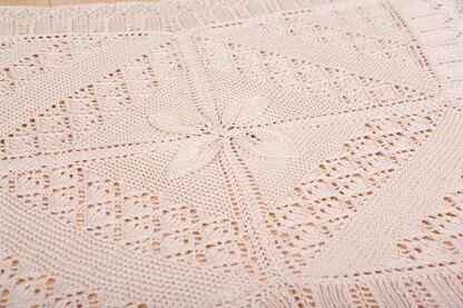 Baby Counterpane Christening Blanket