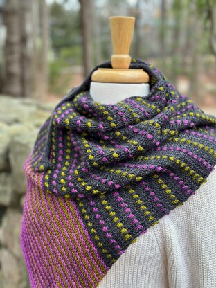 Dotted Dashes Shawl