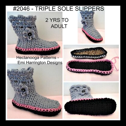 2046 Triple Sole Slippers