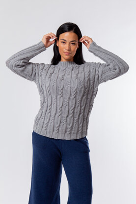 Fluffy Sweater Knitting Pattern - Esme Knit Sweater Pattern