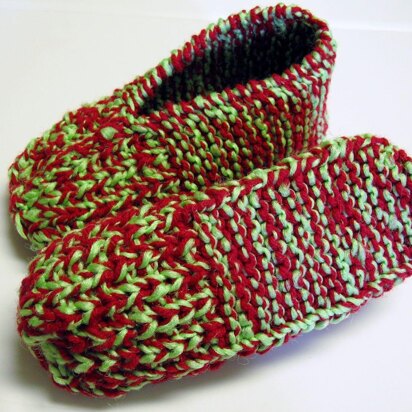 81-Super Cozy Slippers - knitting pattern