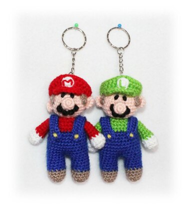 Nintendo Mario Characters Key Chains Crochet Pattern