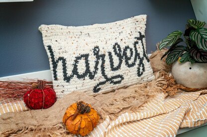 Harvest Crochet Pillow Cover