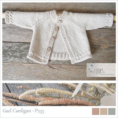 OGE Knitwear Designs P235 Gael Cardigan PDF