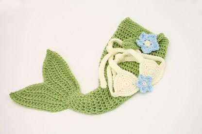 B08 Baby Mermaid Costume - Bikini Top