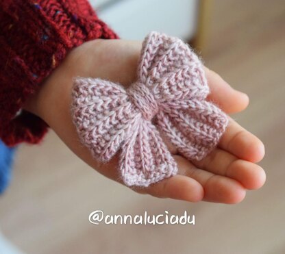 Knitted Rib Bow Hair Accessories