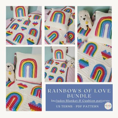 Rainbows of Love Pattern Bundle US Terms