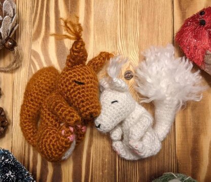 Baby Red Squirrel Amigurumi Pattern