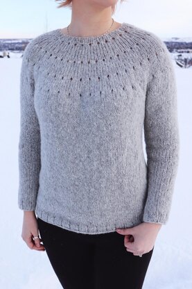 Easy eyelet hotsell yoke sweater